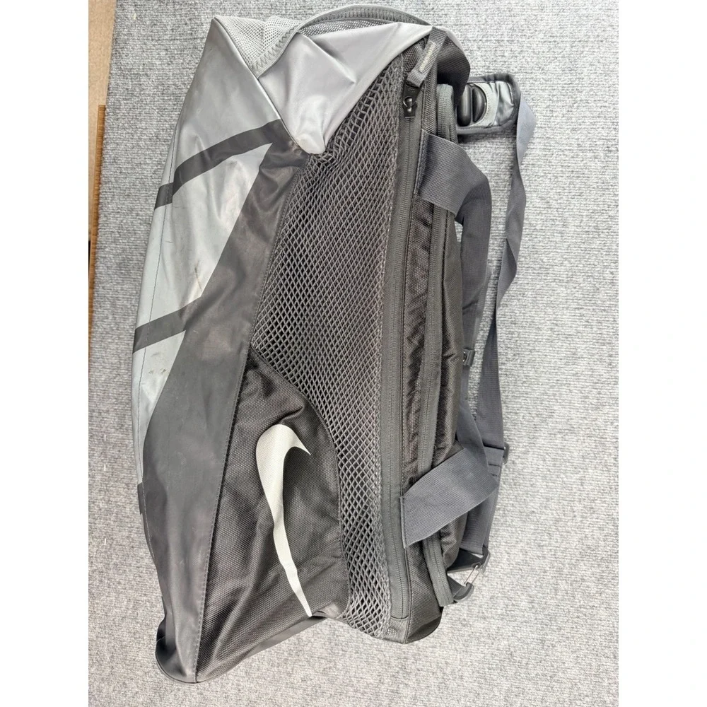 Nike Max Air Duffle Bag Black Grey Vintage Y2K Gym Travel School Sport Bag Large